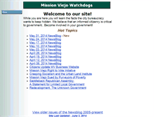 Tablet Screenshot of missionviejoca.org
